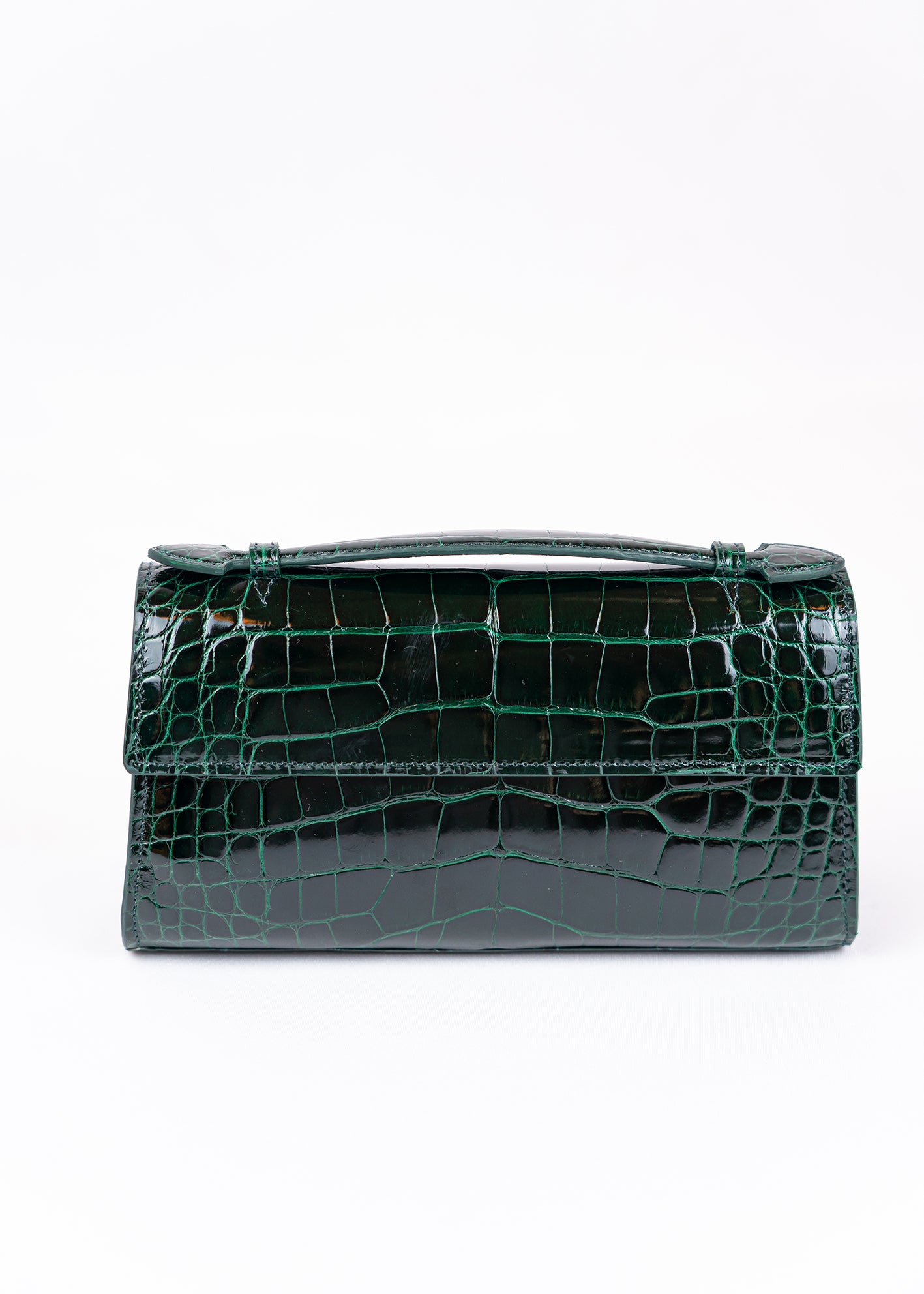 Crocco Tasche  Grün 2003 - 21 sm  : 21,5 x 11 x 7,5