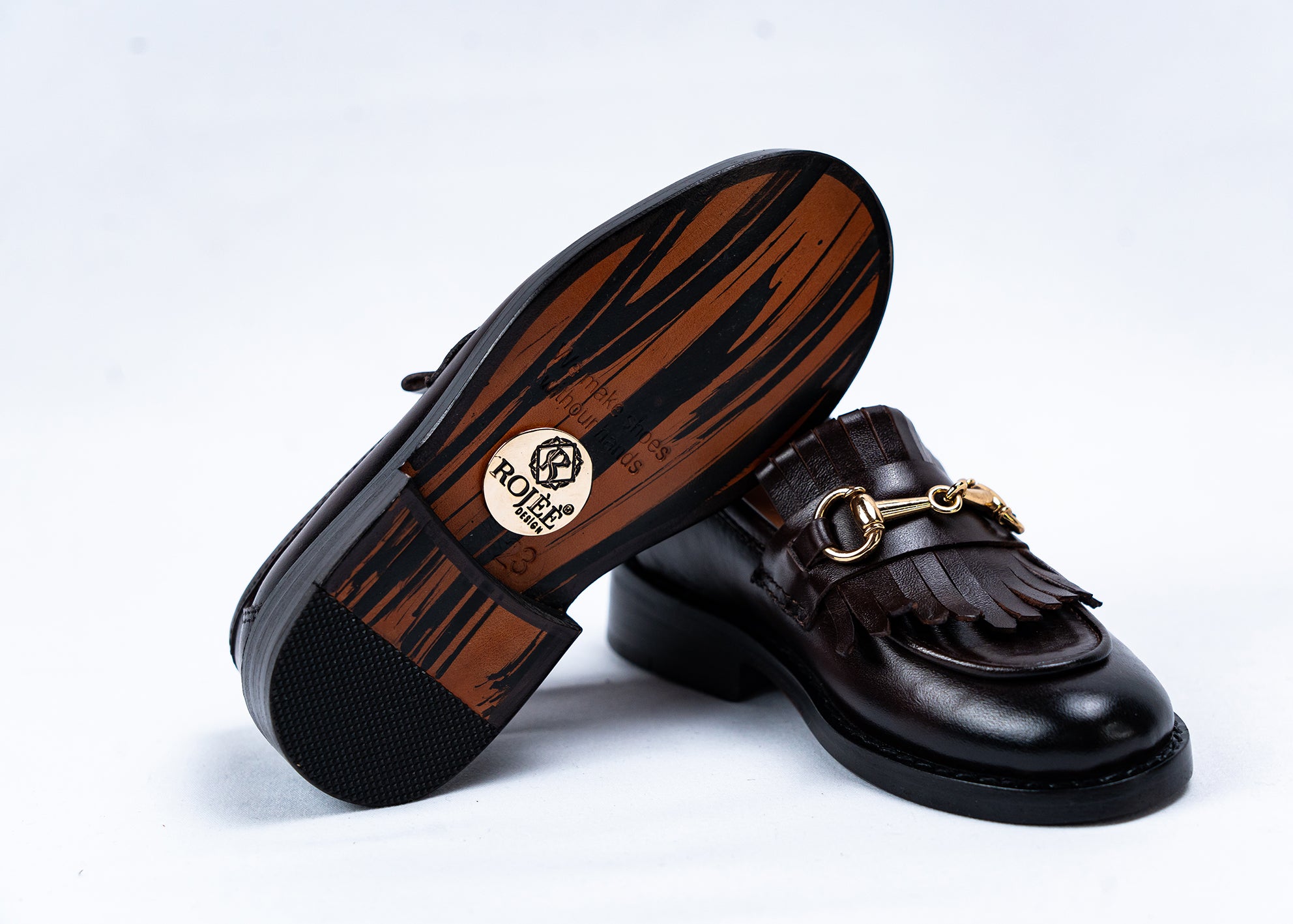 Junior Loafer mit Fransen