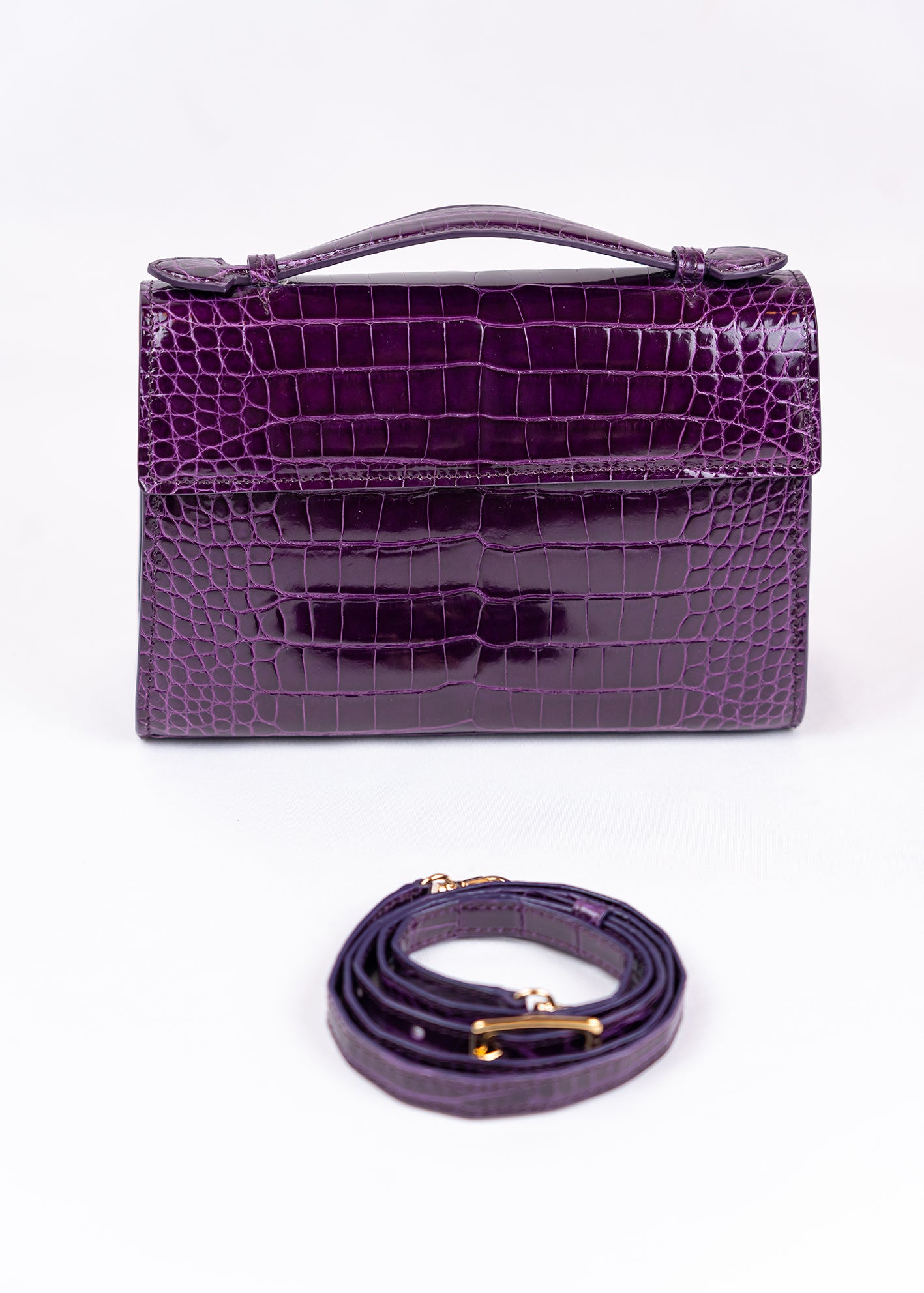 Crocco Tasche  Purple 2003 - 21 sm  : 21,5 x 14,5 x 7,5