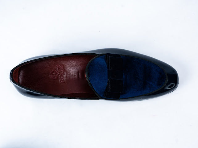 Lackschuhe mit Samt