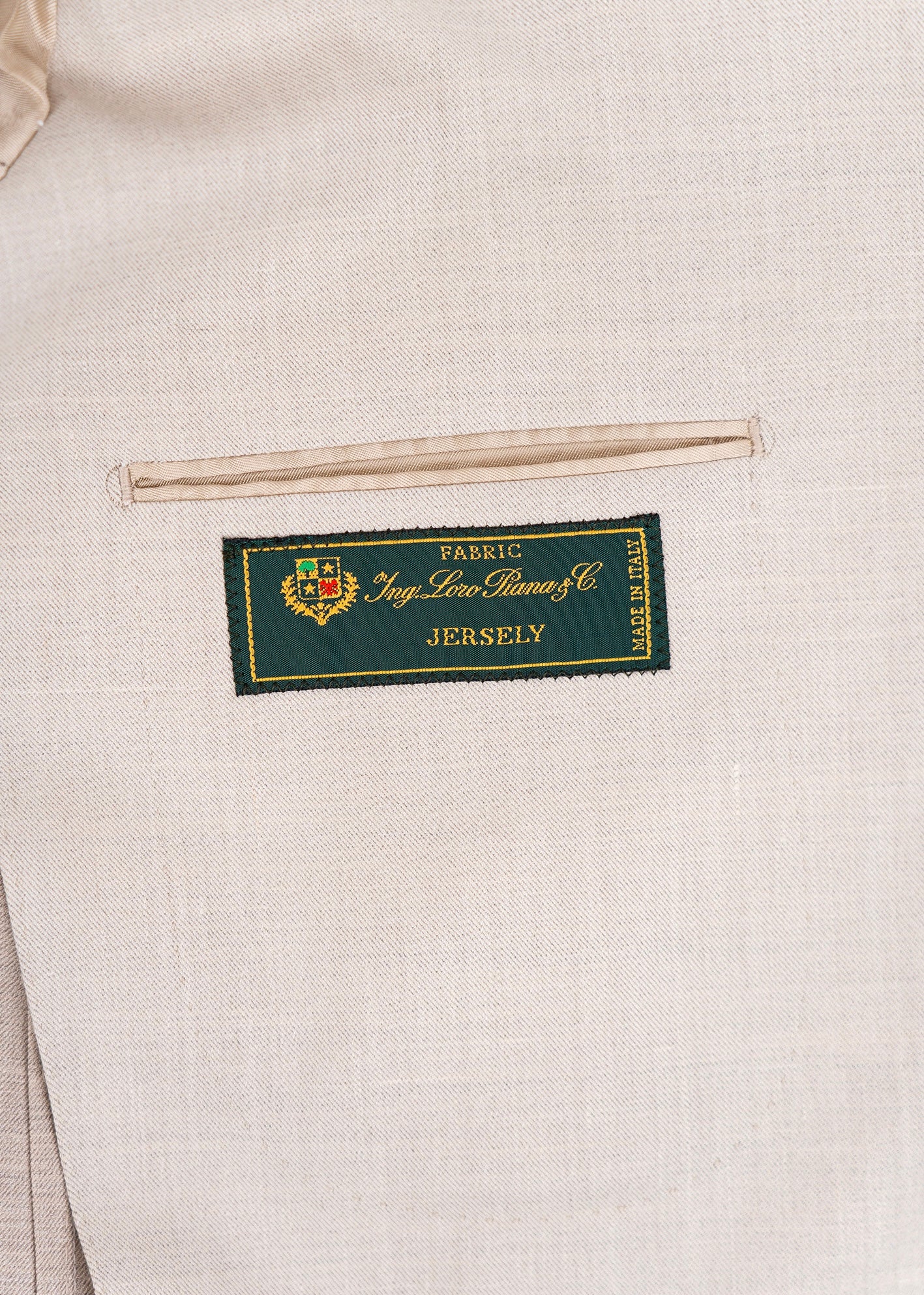 Einreiher Anzug Beige