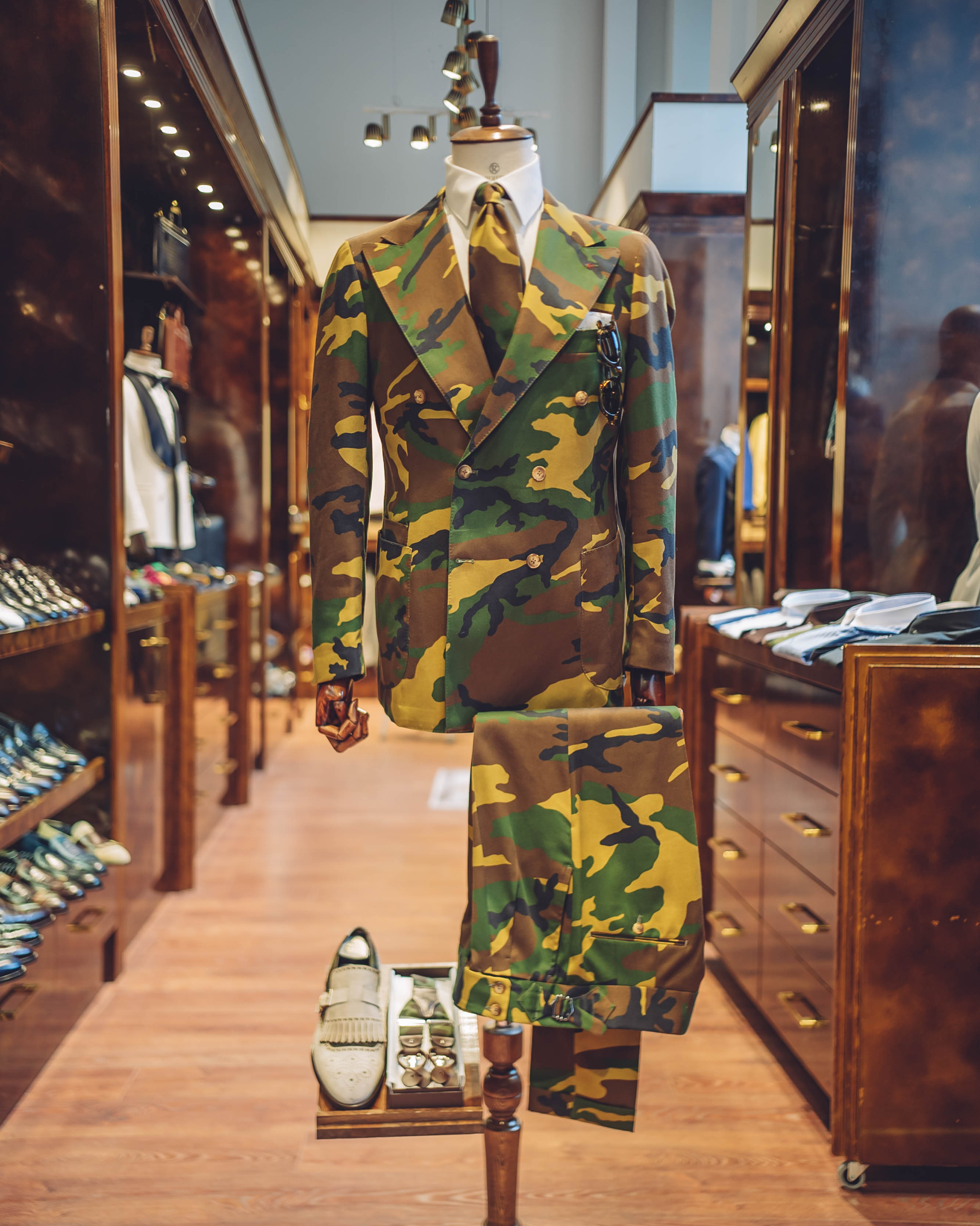 camouflage suit