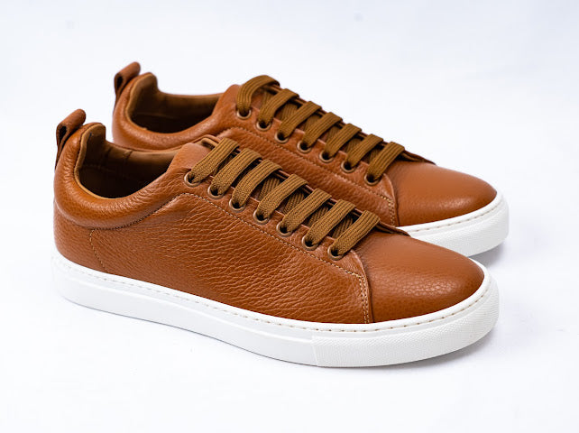 Handgefertigte Leder-Sneaker aus Italien