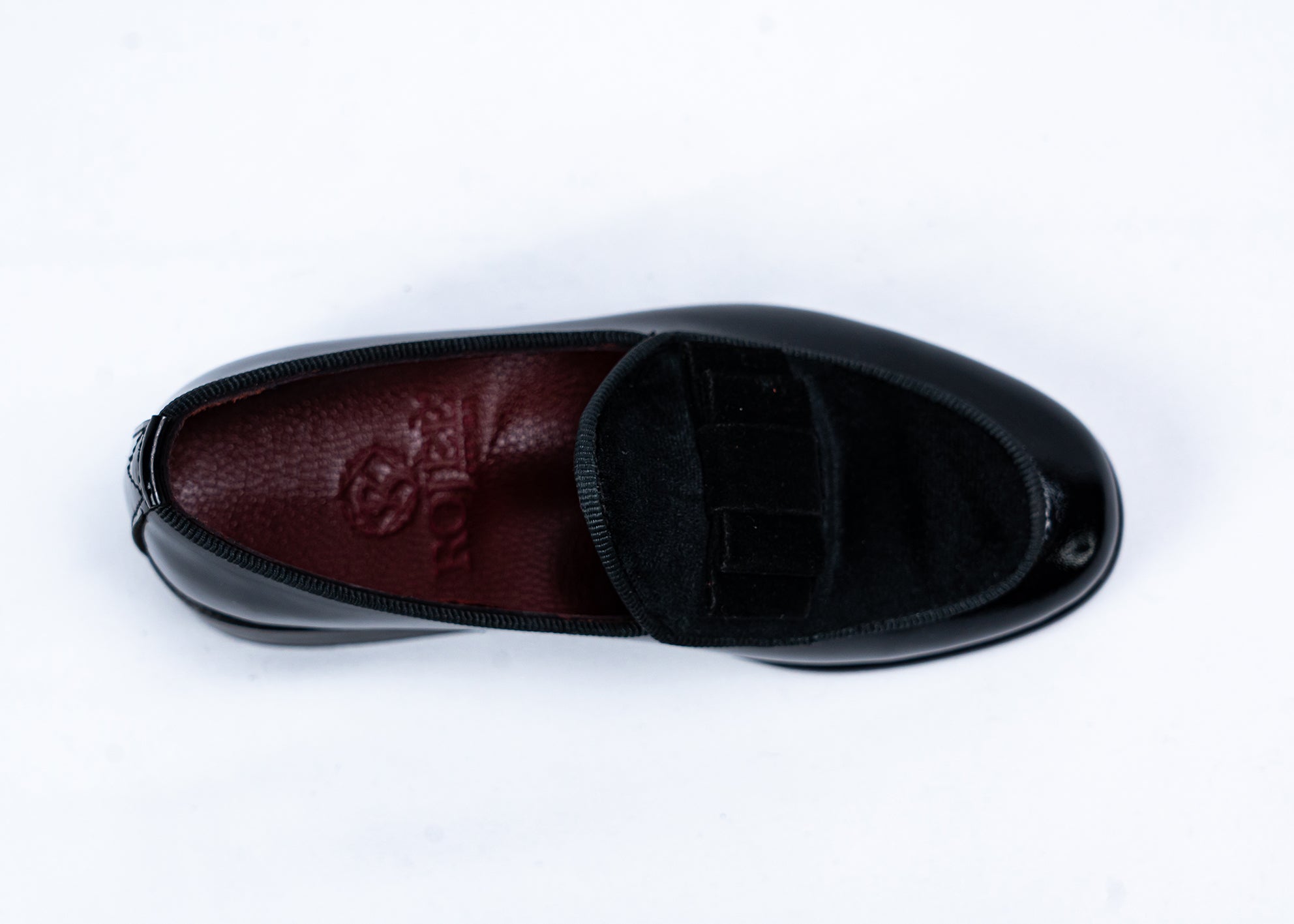 Lackschuhe mit Samt Junior