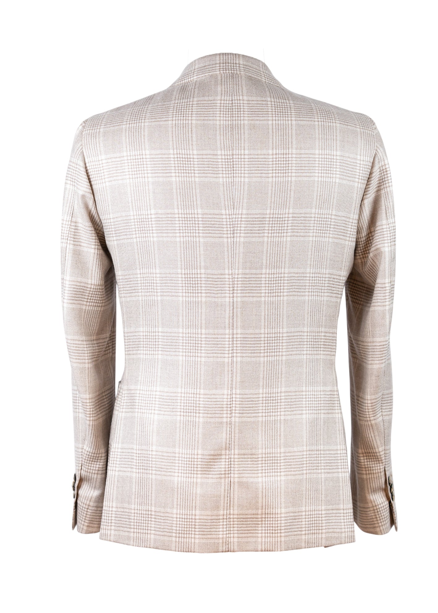 Beige Kariert Sakko