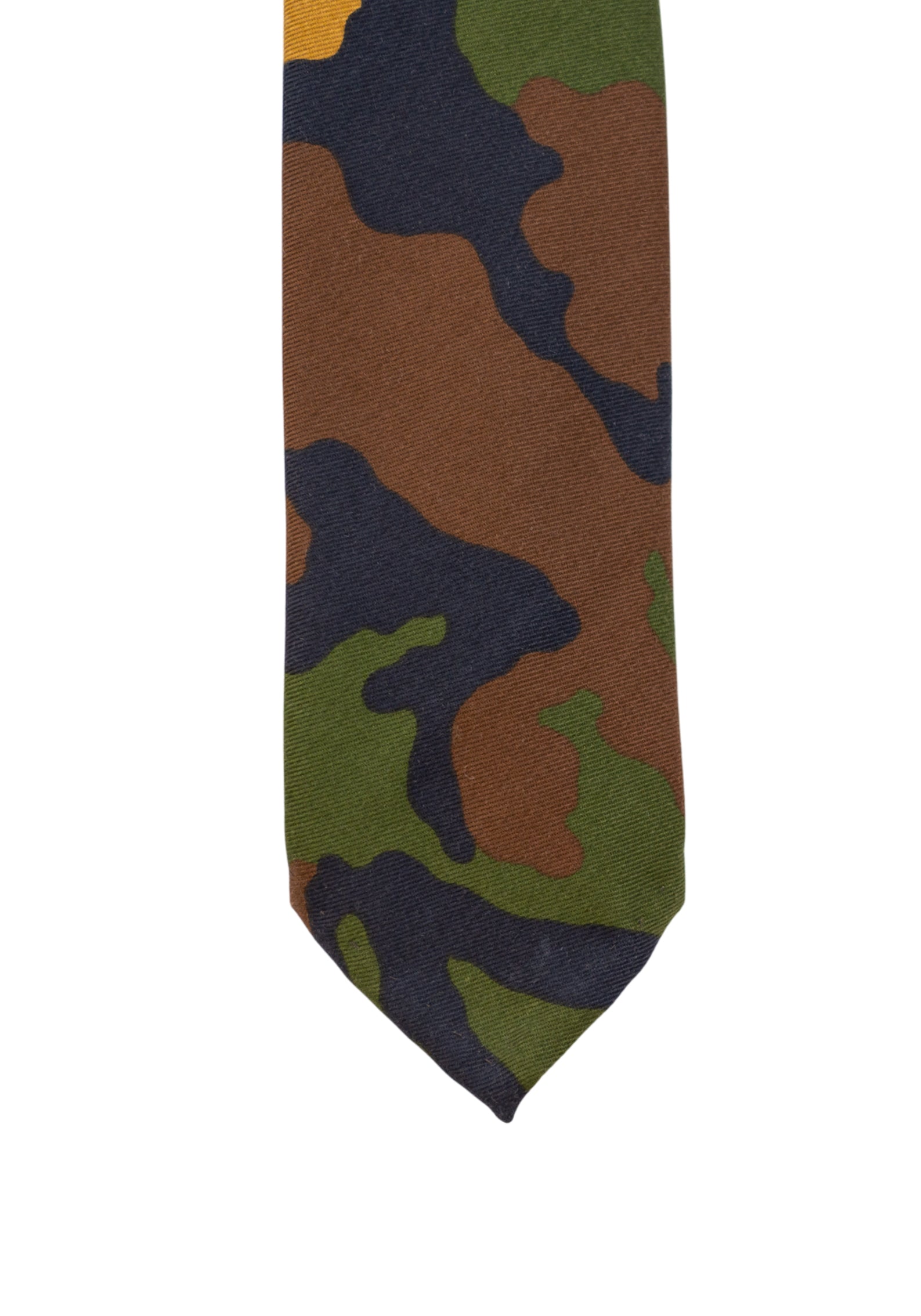 Camouflage Krawatte aus Baumwolle – Made in Italy