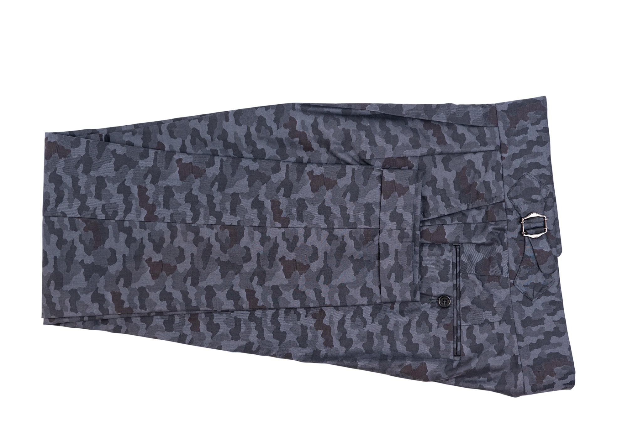 Anzug Einreiher Camouflage Schwarz/Grau