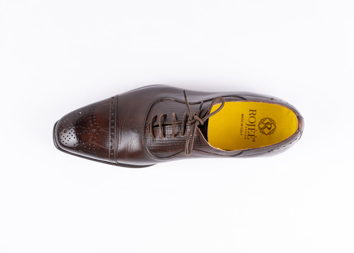 Schnürschuhe aus Leder Made in italy