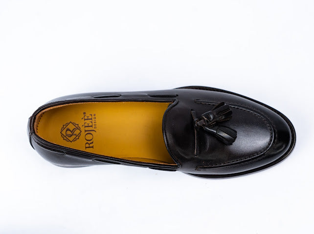Tasselloafers mit Bommeln