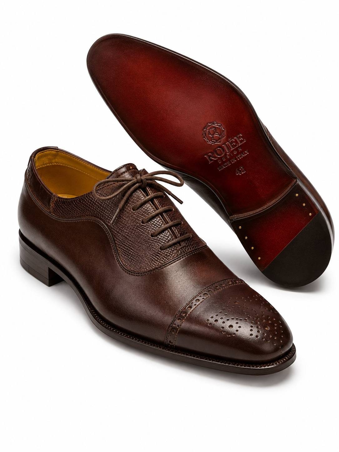Leather lace-up shoes Made in Italy 