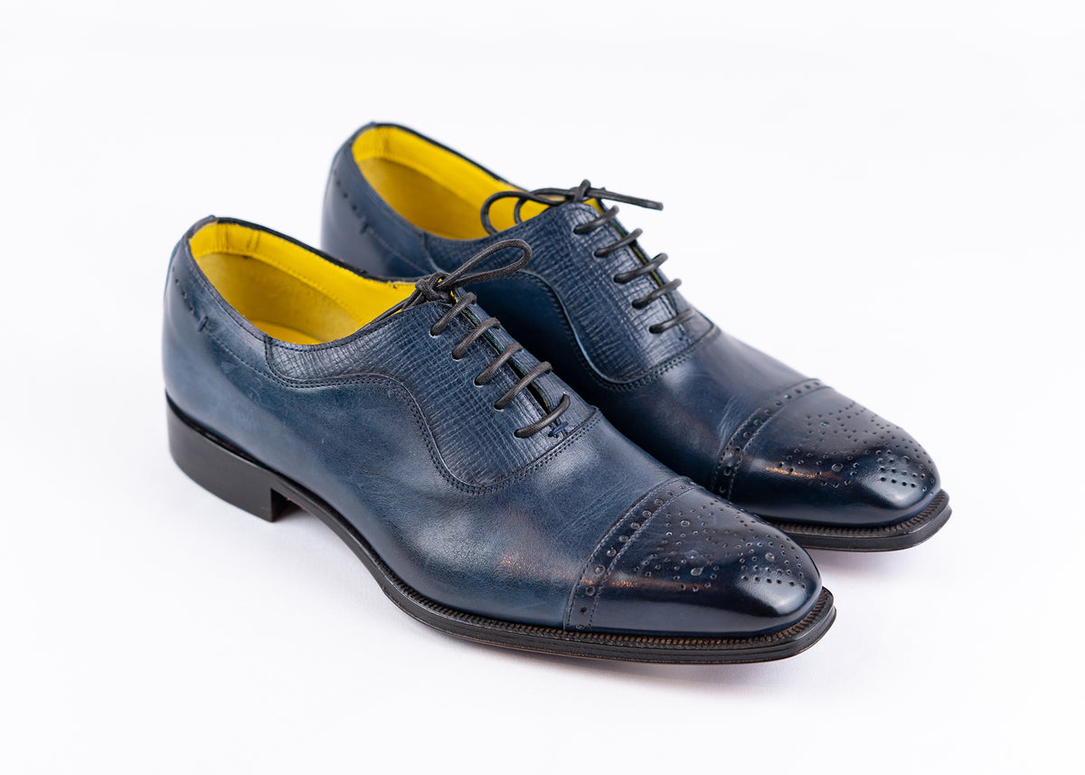 Schnürschuhe aus Leder Made in italy