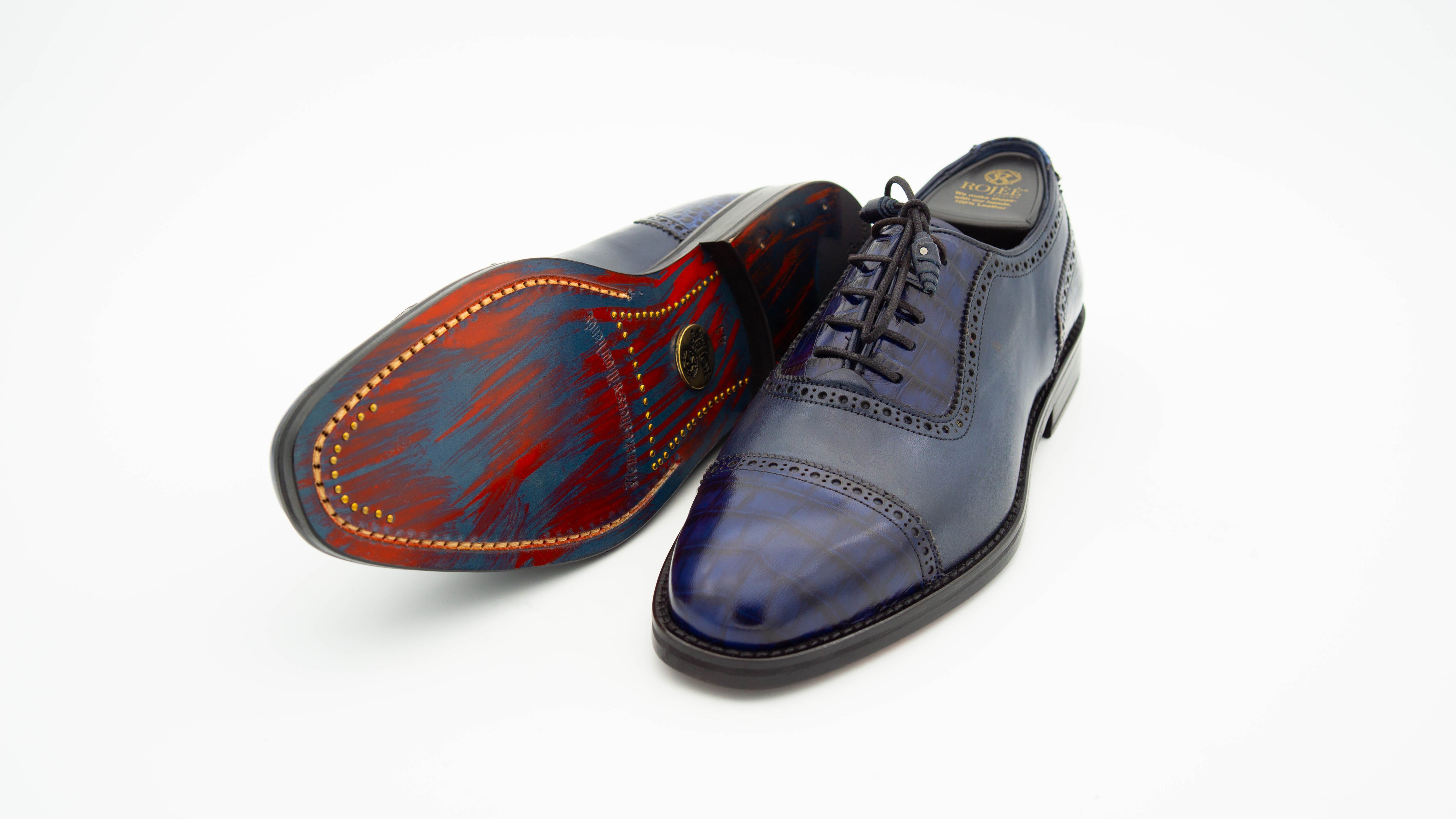 Schnürschuhe aus Leder