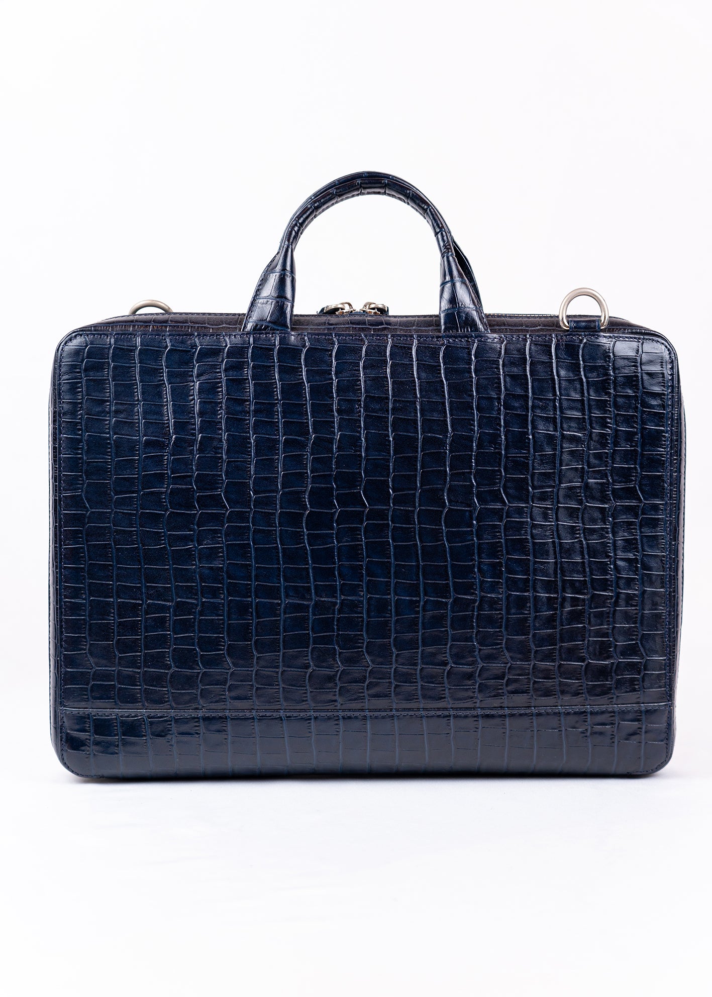 Tasche Crocoprägung aus Leder
