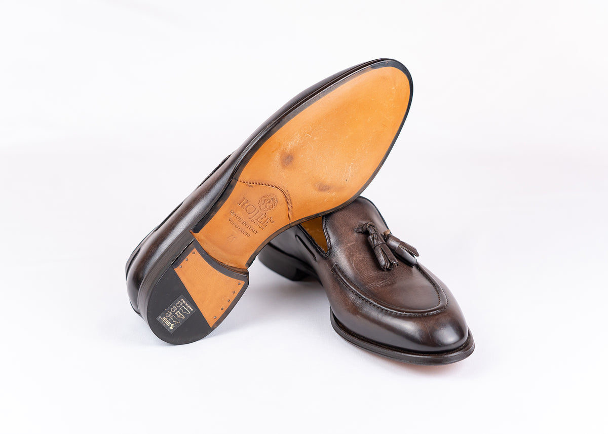 Loafer mit Bommel