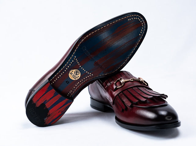 Rojèè Loafers mit goldener Metallschnalle