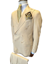 Suit Double-breasted Beige