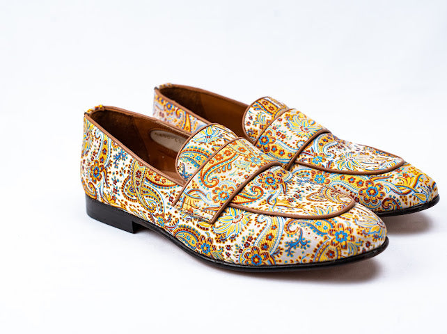 Exklusive Loafer mit Paisley-Muster