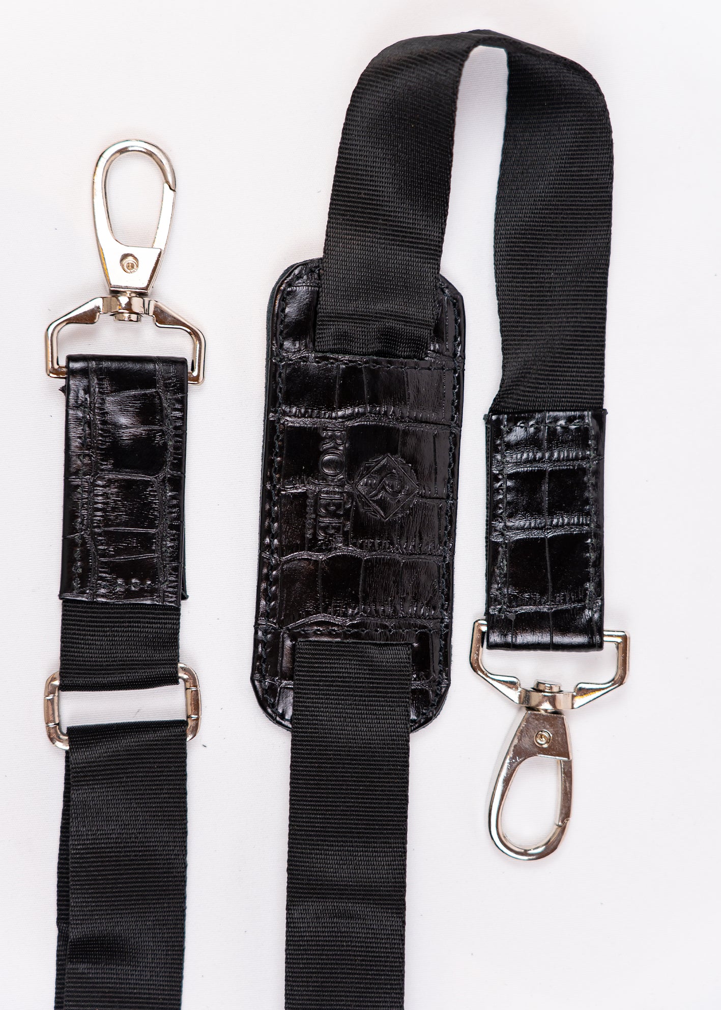 Tasche Crocoprägung aus Leder