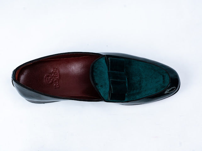 Lackschuhe mit Samt