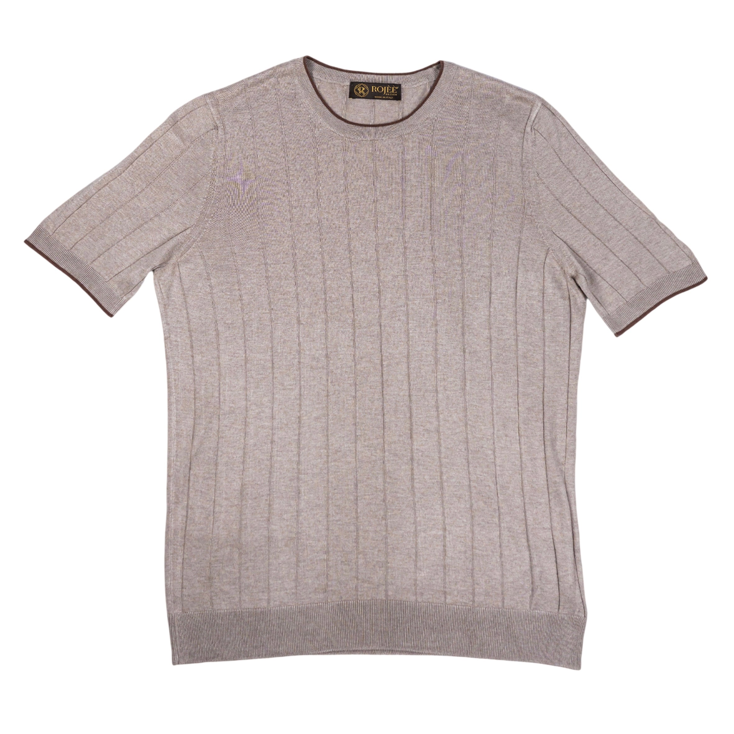 T-Shirt aus 100 % Seide – Made in Italy
