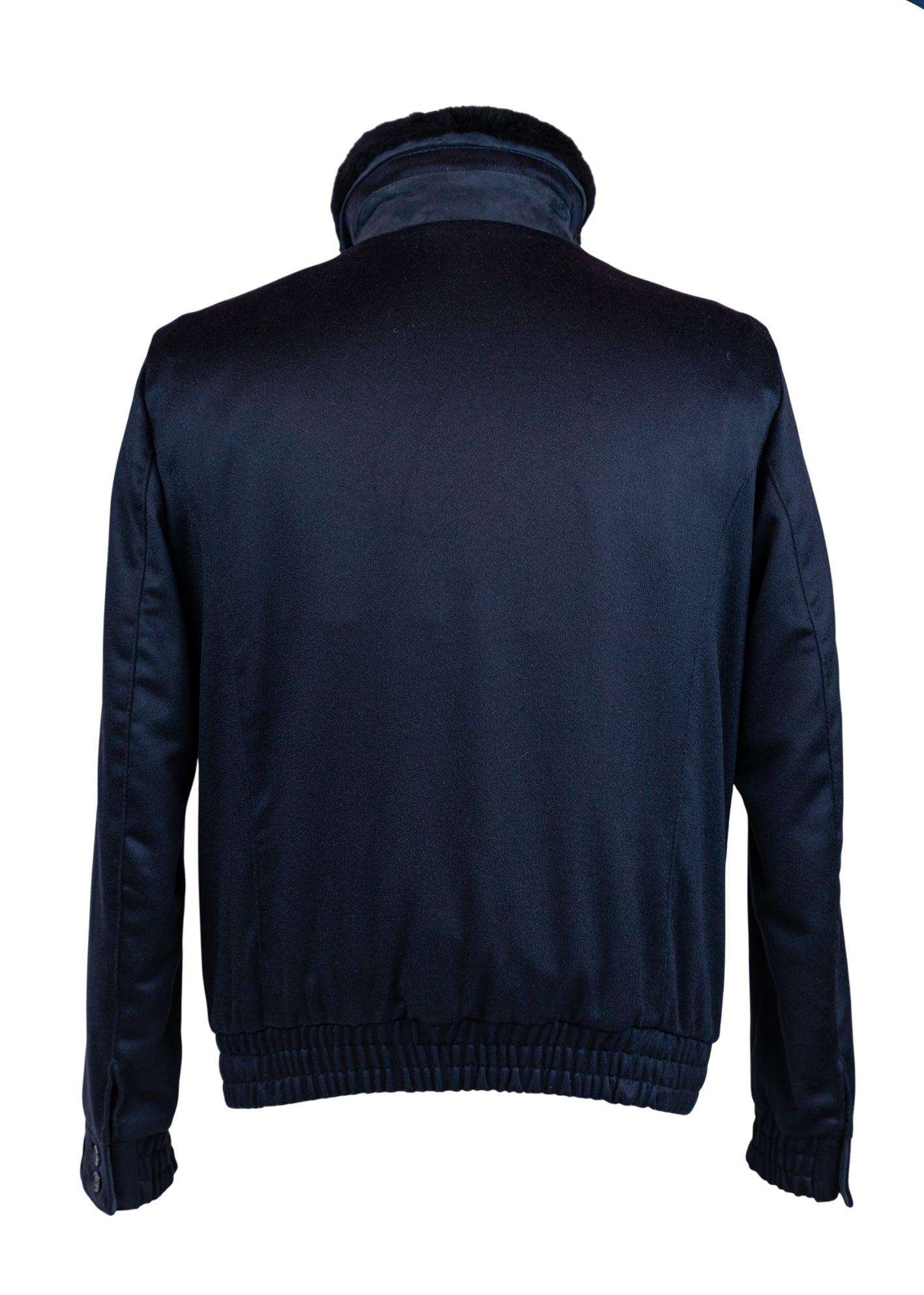 ROJÈÈ DESIGN – Cashmere Loro Piana  Fabric & Raccoon Fur Jacket