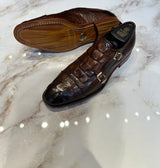 Double Monkstrap with Croco 