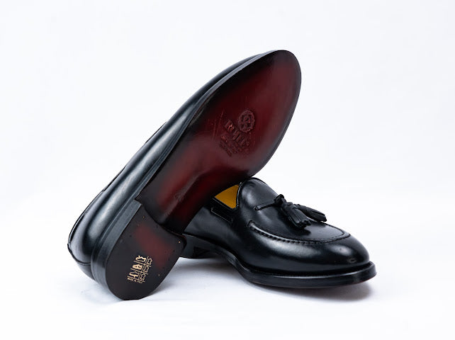 Tasselloafers mit Bommeln
