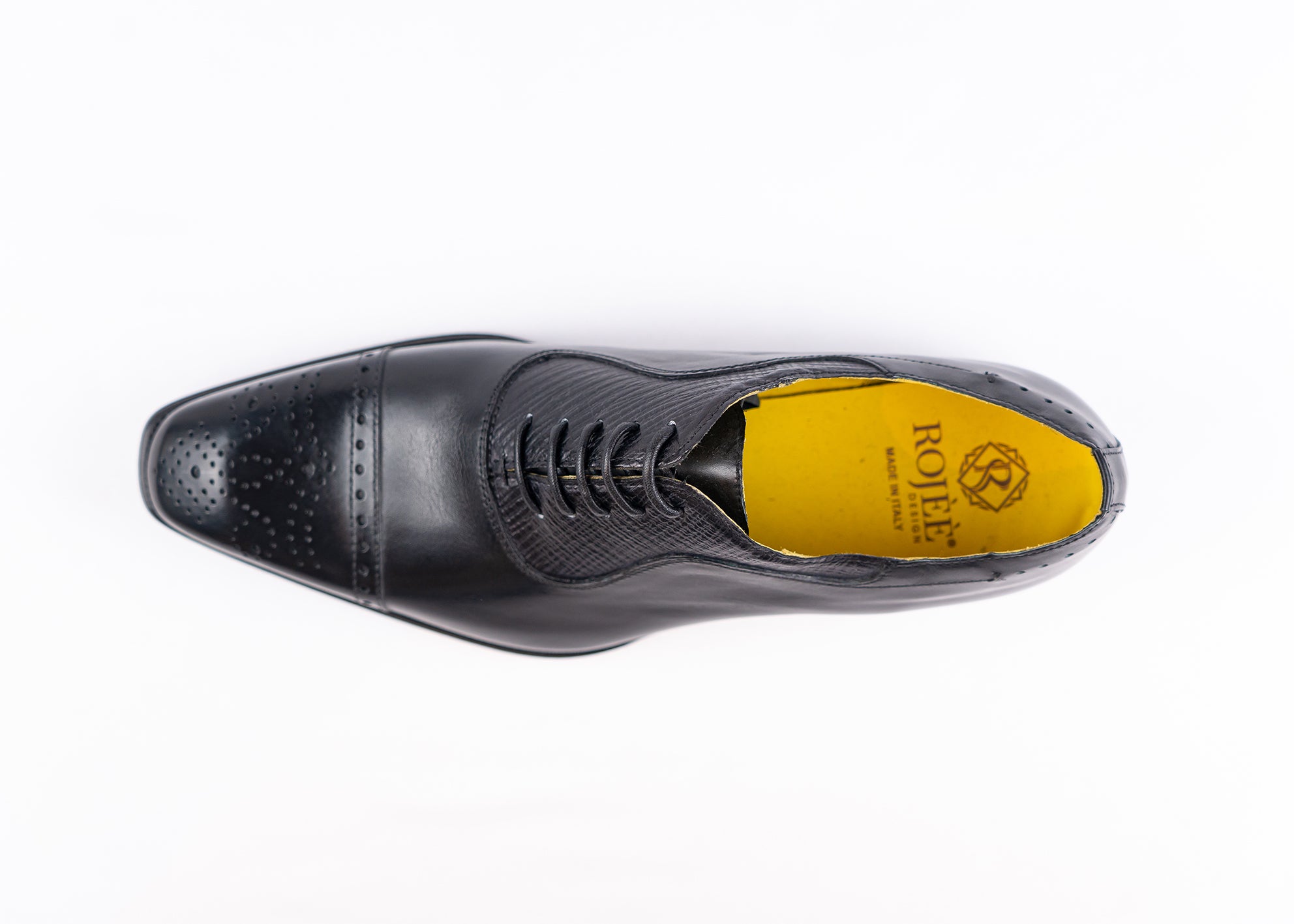 Schnürschuhe aus Leder Made in italy