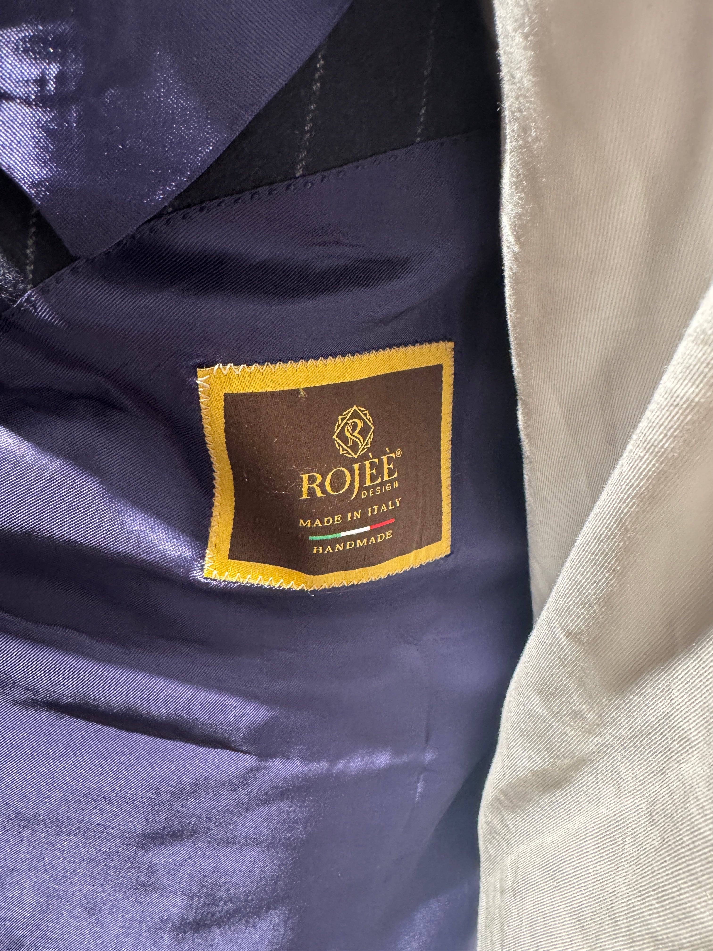 Anzug ein Reiher Nadelstreifen Blau