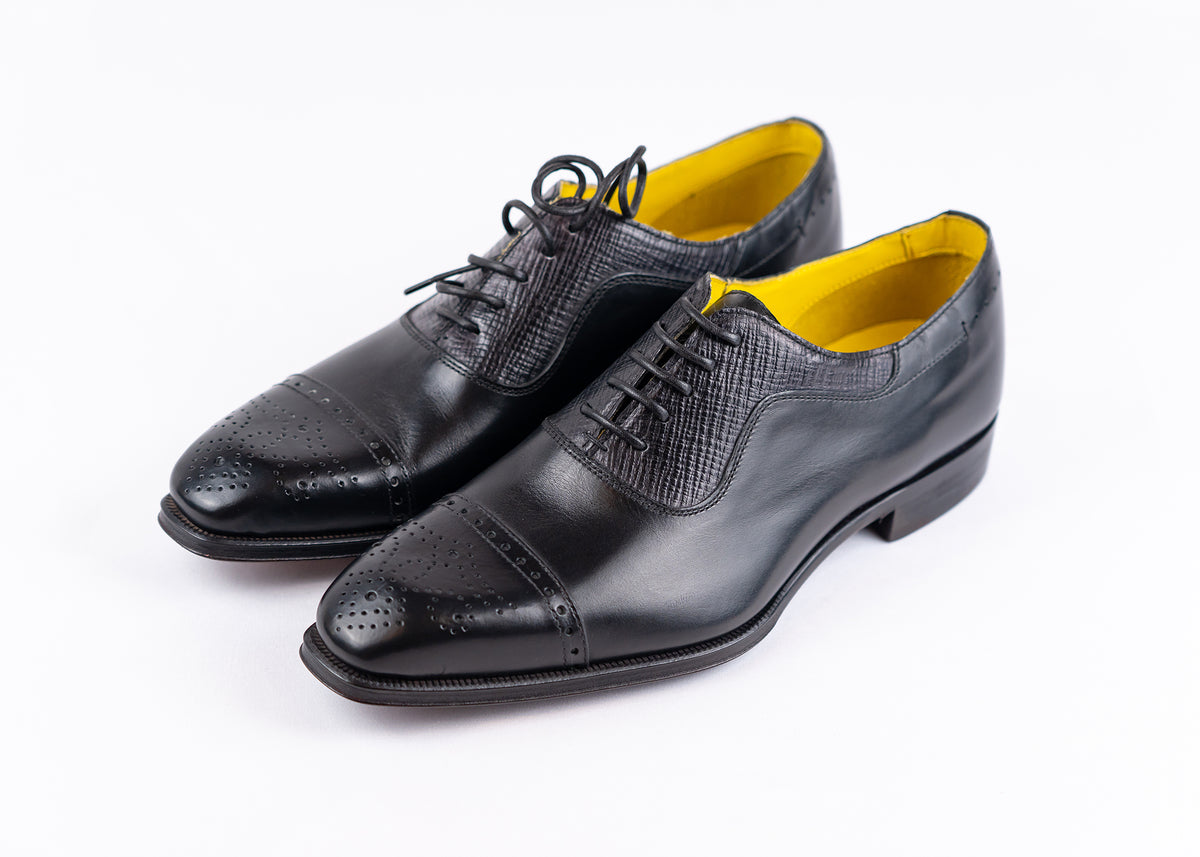 Schnürschuhe aus Leder Made in italy
