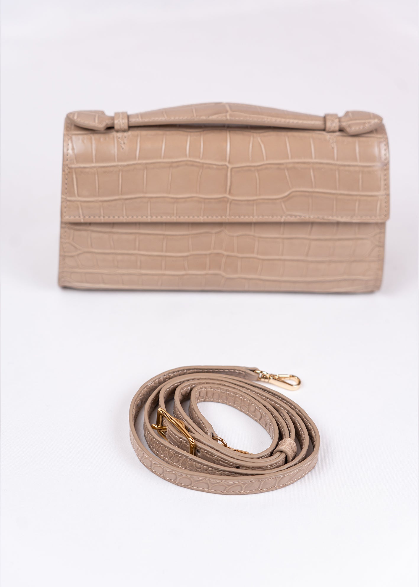 Crocco Tasche Beige 2003 - 21 sm  : 21,5 x 14,5 x 7,5