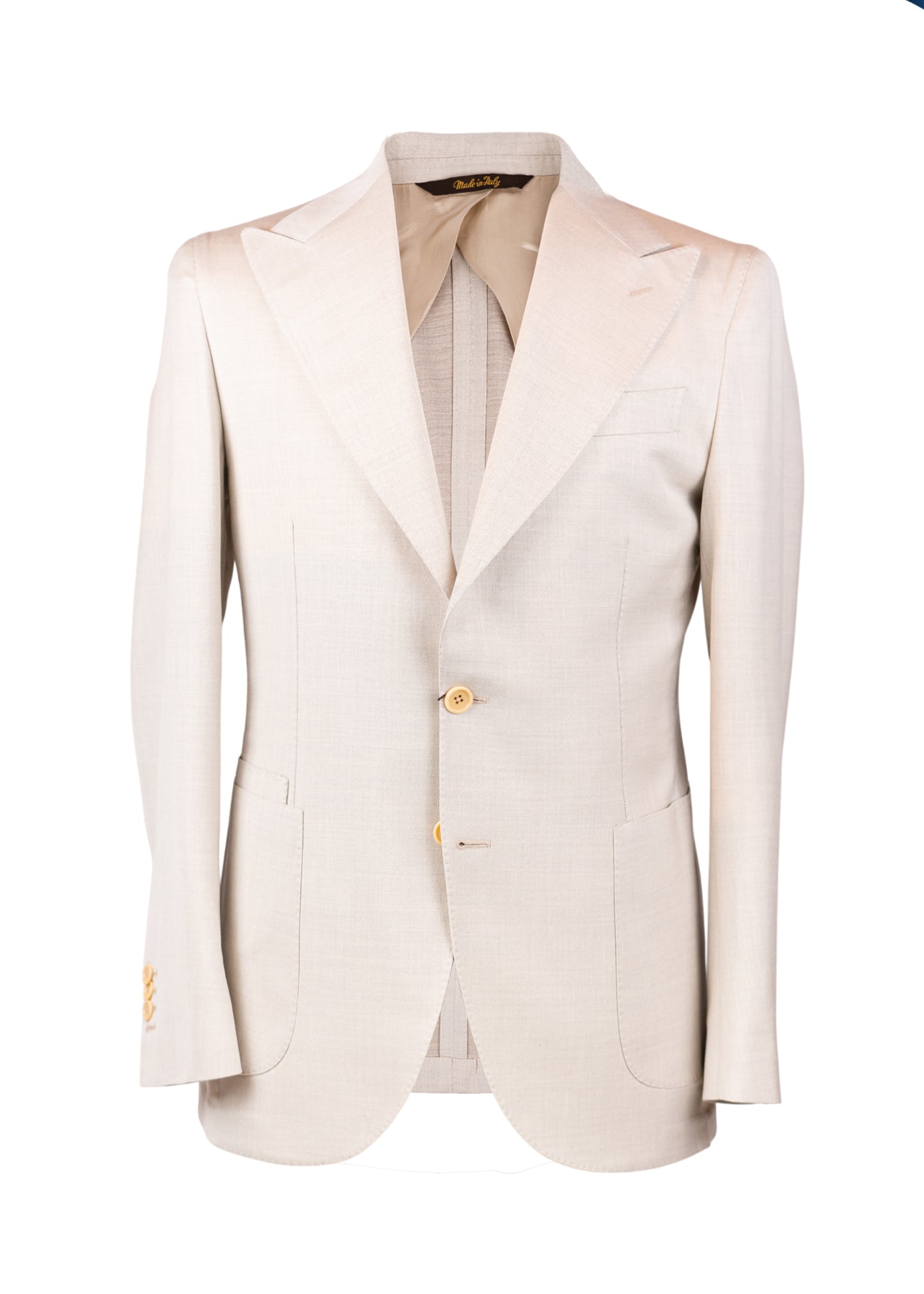 Einreiher Anzug Beige