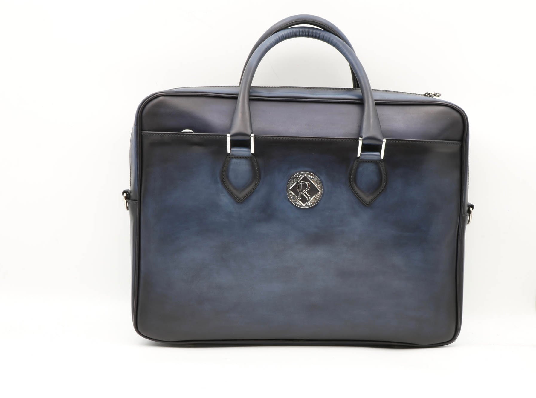 Aktentaschen Blau aus Leder