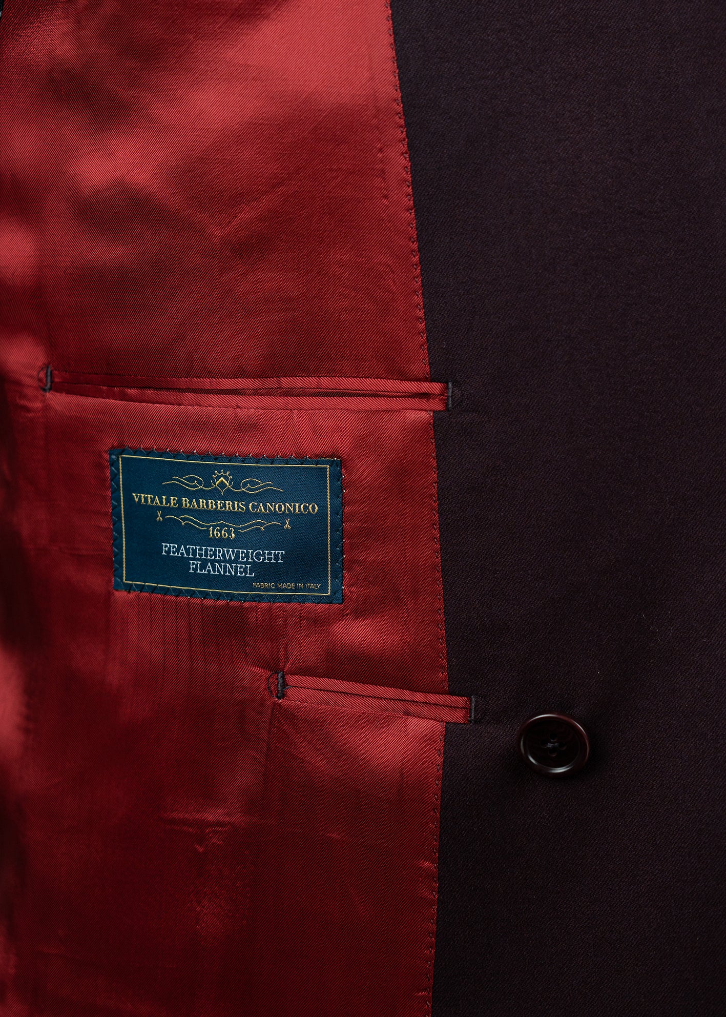 Flanell Anzug Bordeaux