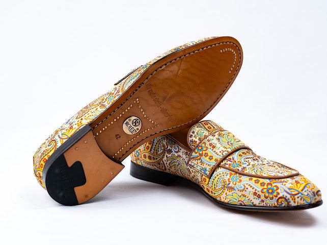 Exklusive Loafer mit Paisley-Muster