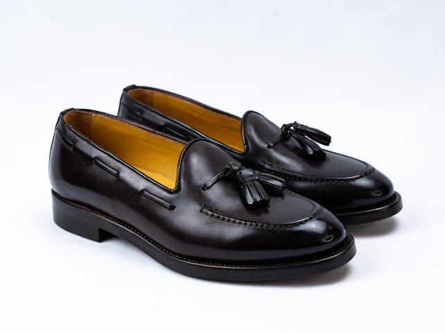 Tasselloafers mit Bommeln