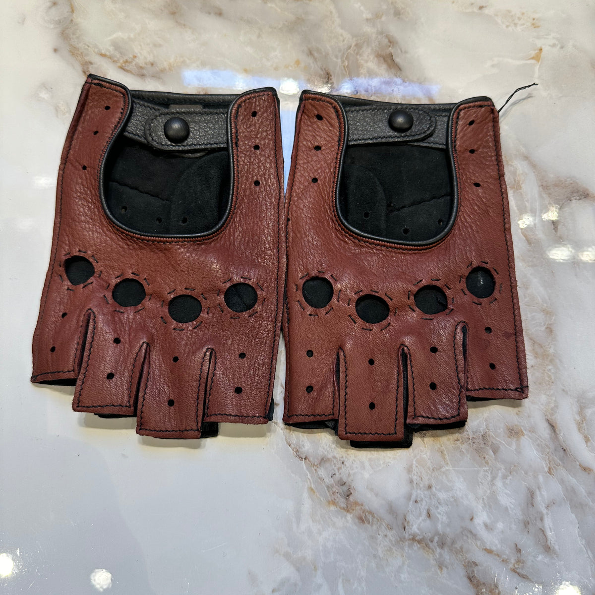halbfinger handschuhe leder herren Halbfinger Handschuhe 100% Leder