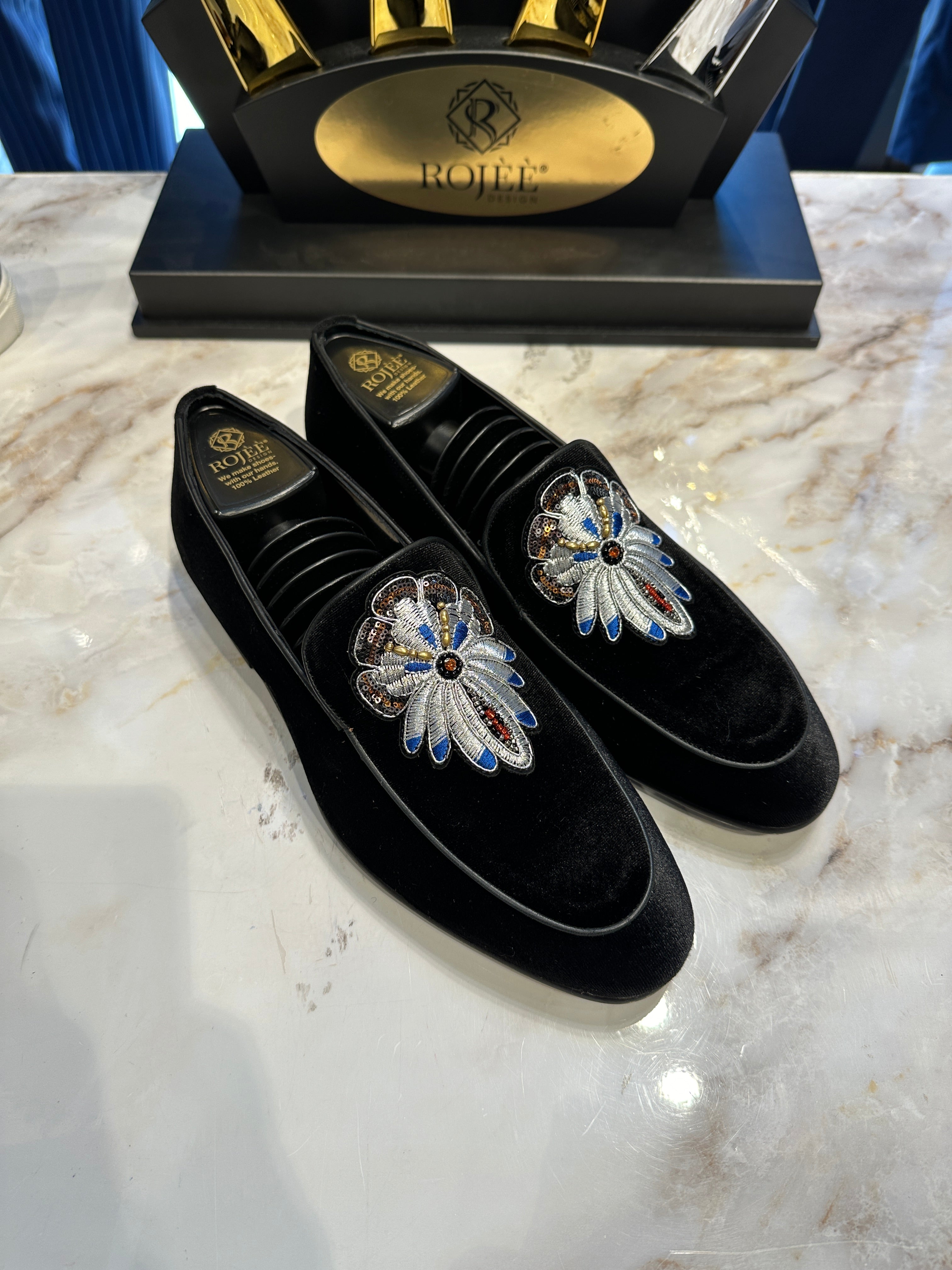 New collection of velvet shoes