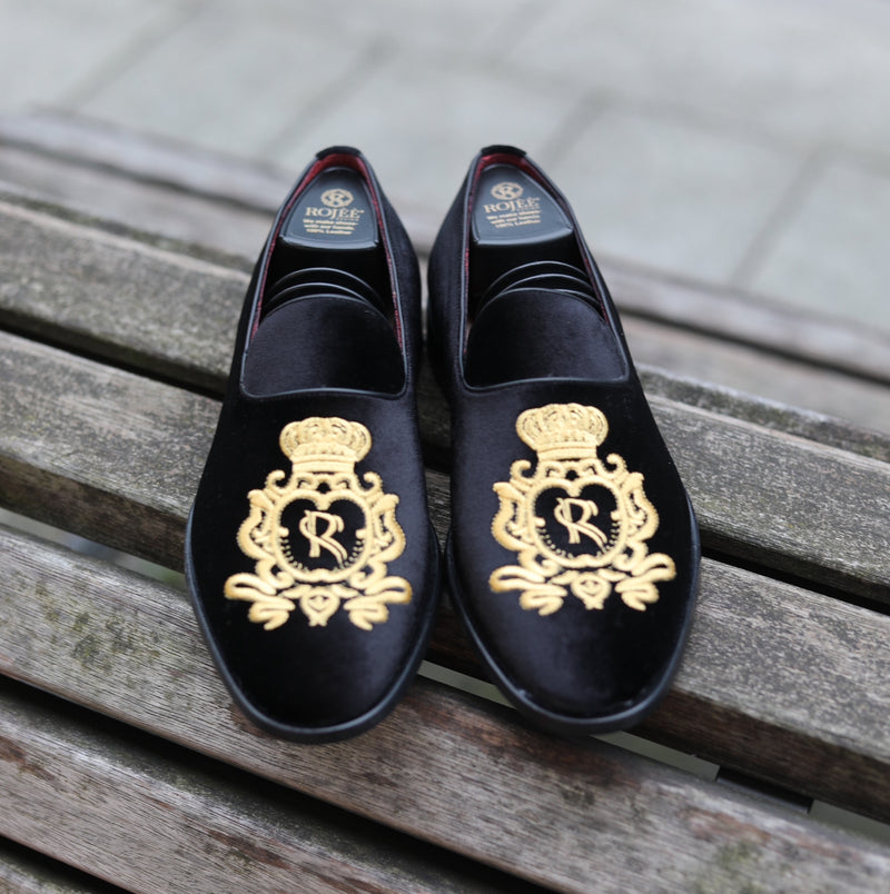 velvet loafers