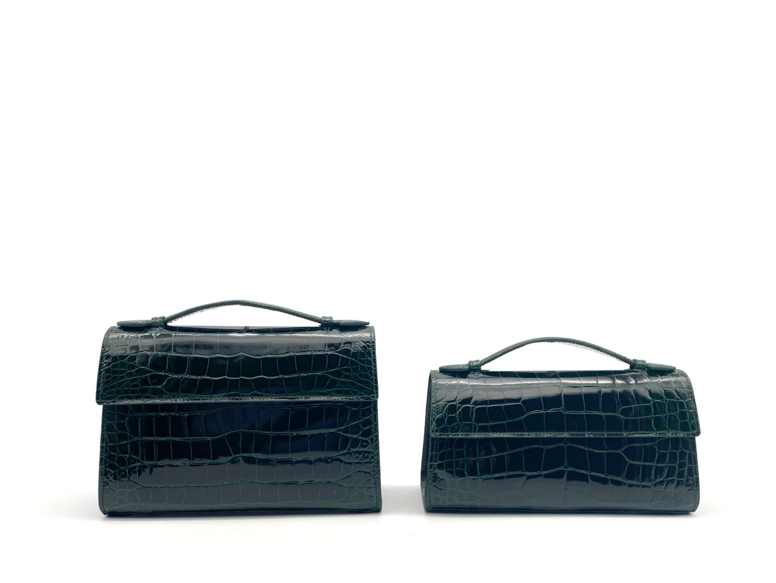 Crocco Tasche  Grün 2003 - 21 sm  : 21,5 x 11 x 7,5