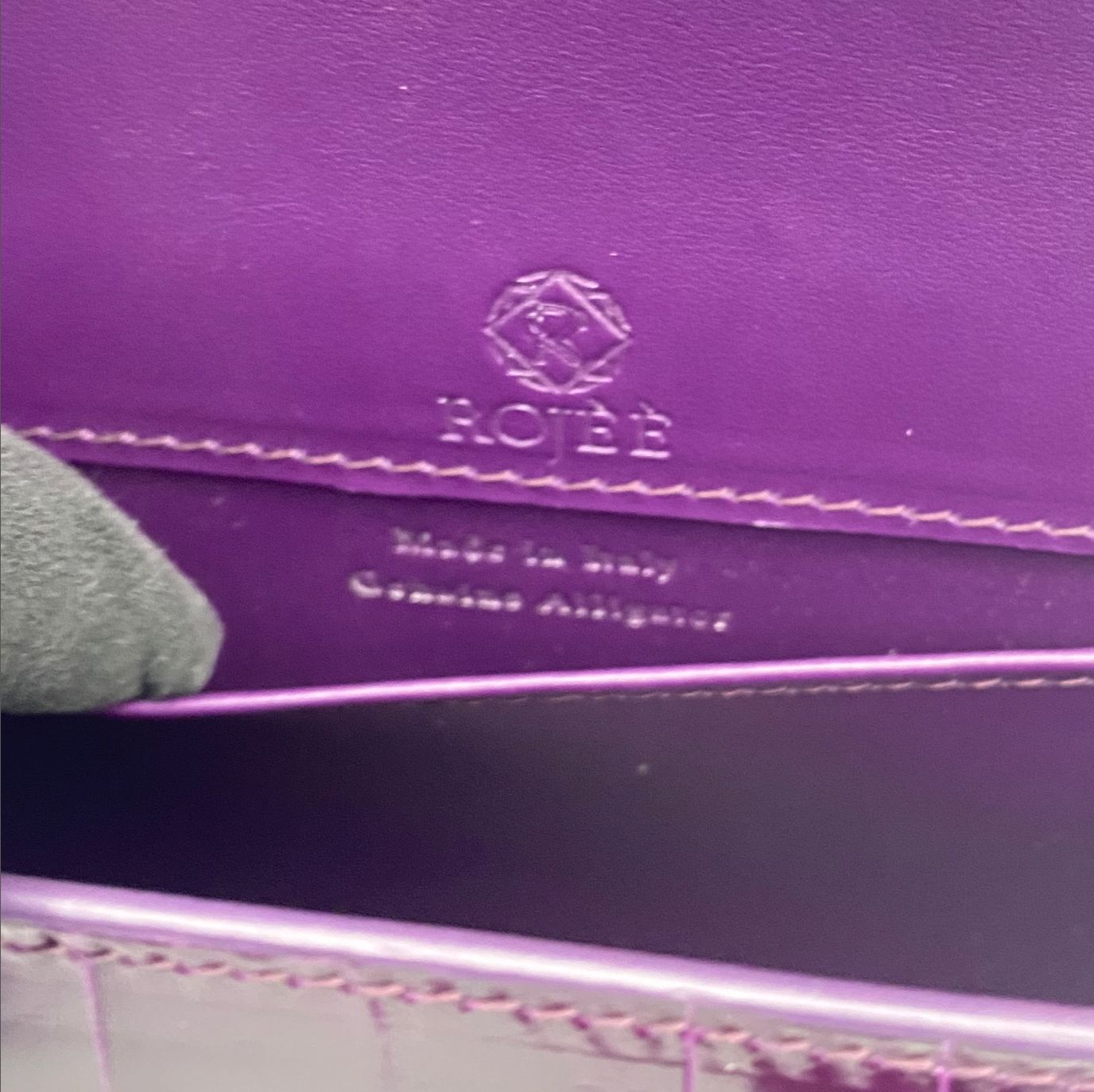 Crocco Tasche  Purple 2003 - 21 sm  : 21,5 x 14,5 x 7,5