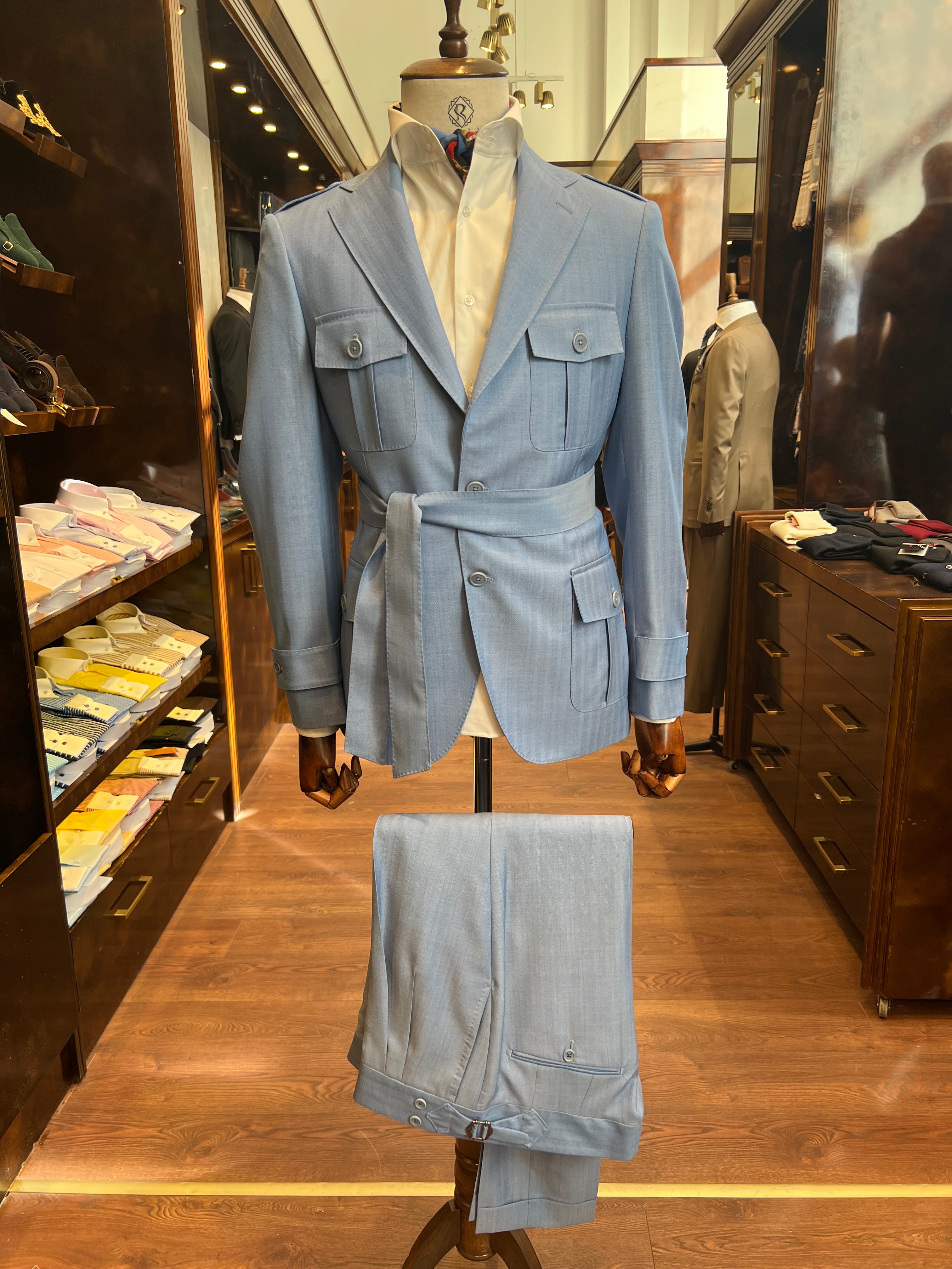 Safari Suit Light Blue